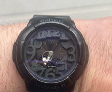 Blacked out Casio Baby G