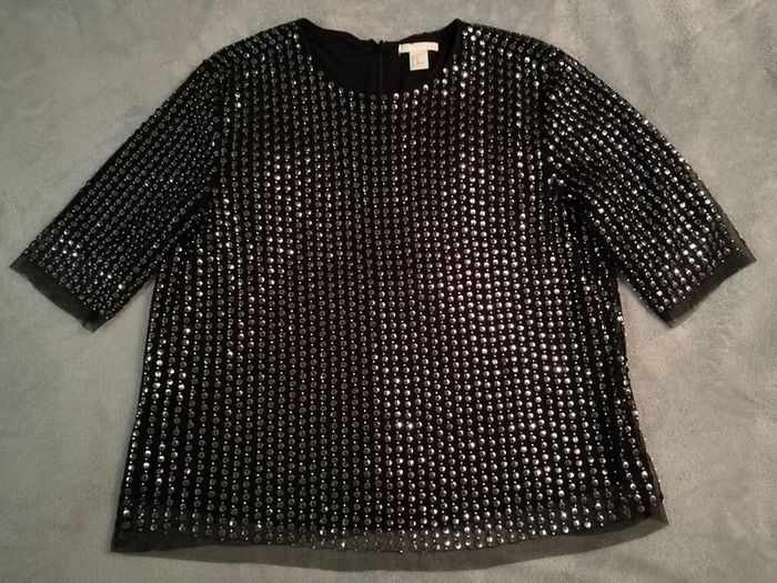 Sequin top H&M