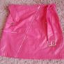 womens pink leather set Image 3