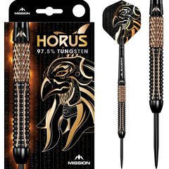 Mission Horus Darts 97.5% 23g Black & Bronze PVD coated