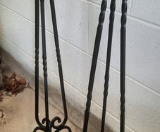 lampstand & 2 candle holders