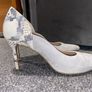 Grey Suede/Snakeskin Heels Image 5