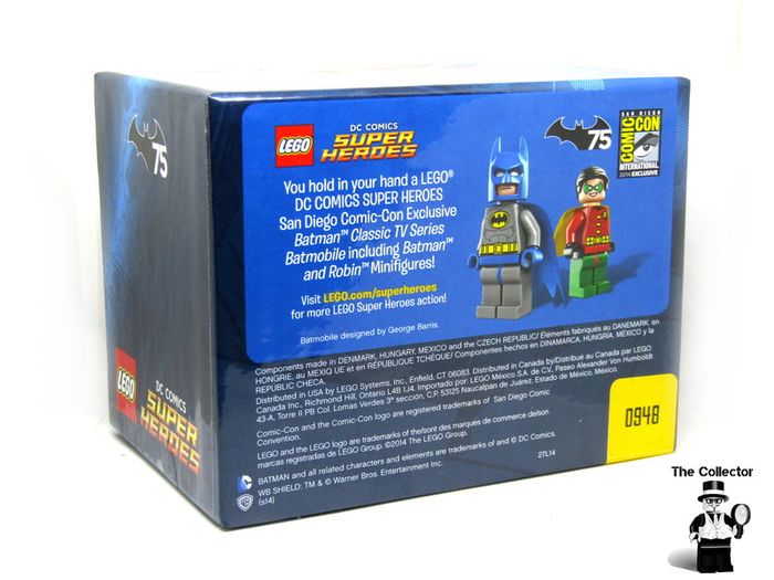 Lego Sdcc Comic Con 2014 Batman Classic Tv Series Batmobile New Sealed Box Very Rare Limited Edition Number 948 Of 1000