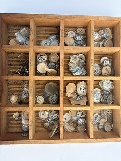 Antique Watch makers crystals c1900