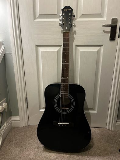 black guitar