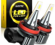 2x 4000lms Canbus H11 H8 LED Fog Light Bulbs H16 LED CSP DRL H9 Car Driving Lamp White