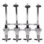 4 Bottle Wall Mounted Optic Dispenser Home Bar NEW Image 3