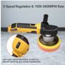 BRAND NEW 6-inch Car Polisher Handheld Polishing Machine Electric Powered Waxer Machine 6 Speeds for Furniture Automobile Ceramic Image 4