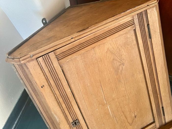 Antique Pine Corner press vernacular style provincial made in Ards Peninsula