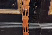 Carved African totem