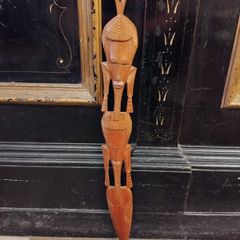 Carved African totem