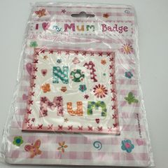 No 1 Mum Badge