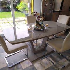 Dining table and chairs