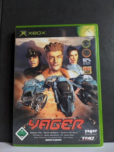Yager - Xbox complete in box