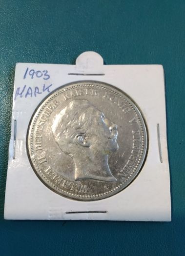 Germany   Silver   Coin  Funt  Mark