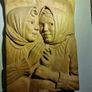 Sculptures, portraits made of wood. Image 3