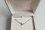 Tipperary Crystal Rose Gold Initial "Z" Pendant Necklace