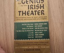 The Genius Of The Irish Theatre. Edited By Sylvan Barnet. Morton Berman & William Burto. First Edition Paperback In Good Condition. See Photos For Same.