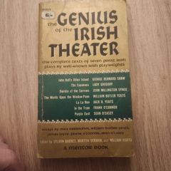 The Genius Of The Irish Theatre. Edited By Sylvan Barnet. Morton Berman & William Burto. First Edition Paperback In Good Condition. See Photos For Same.