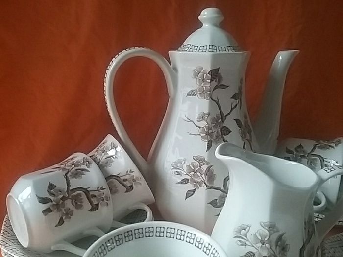 J. & G. Meakin "Innocense" Coffee Set