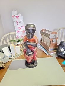 Caribbean wood carving