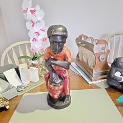 Caribbean wood carving