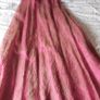 Australian designer Karen Merkel  Cerise Pink and Forest Green  size 10/12 dress for sale Image 2
