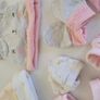 Newborn hat mittens bootie bundle Image 5
