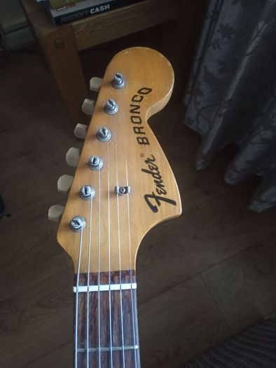 vintage fender bronco electric guitar