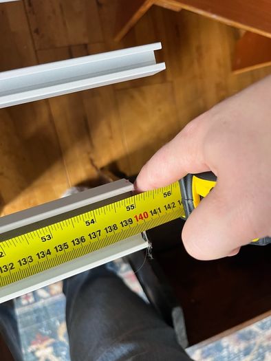 Curtain track for ceiling