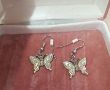 Vintage Butterfly Earrings