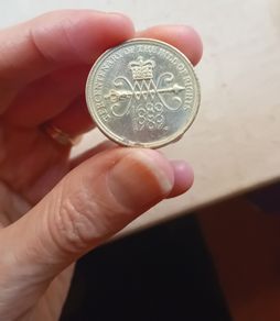Bill of Rights 2 pound coin 1989