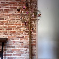Gold tree with lights