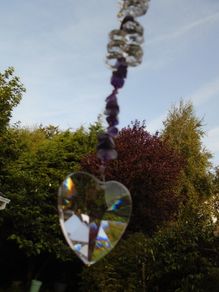 Suncatcher,Window decor,Home decor,Gift,February Birthstone,Amethyst