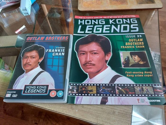 collection of Hong Kong Legend DVDs and magazine