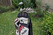 Left handed ping golf clubs and bag
