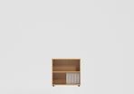 Open Bookcase Desk High (770mm) - 2 Levels