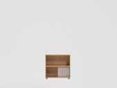 Open Bookcase Desk High (770mm) - 2 Levels