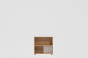 Open Bookcase Desk High (770mm) - 2 Levels