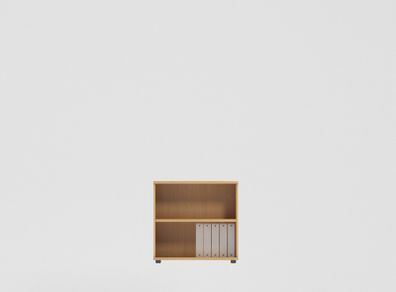 Open Bookcase Desk High (770mm) - 2 Levels