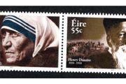 2010 Ireland International Humanitarians - Mother Teresa &amp; Henry Dunant Commemorative Stamp Mint Never Hinged (MNH)