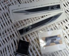 VW  Black Type R edition badges