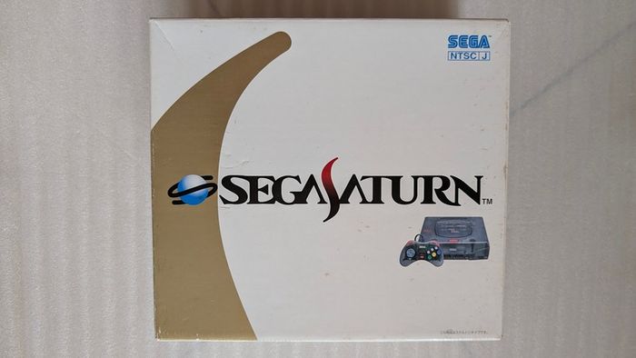 Boxed Sega Saturn 'This is Cool' Skeleton Clear Console - HST-3220 - Japan Import