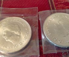 2 silver coins