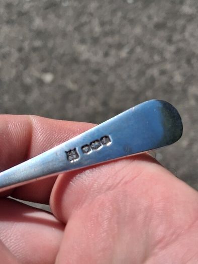 5 X Cooper Bros Shell Pattern Sterling Silver Teaspoons
