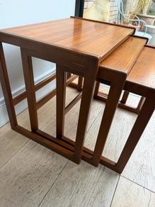 Mid Century Danish Teak Table Nest