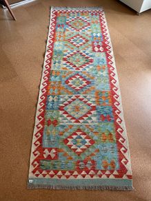 Kilim Afghan rug Hallway runner