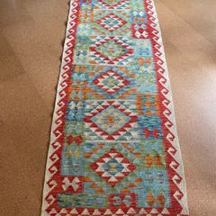 Kilim Afghan rug Hallway runner