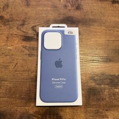 Original Apple iPhone 15 Pro Silicone Case Winter Blue