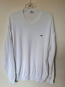 lacoste jumper white size 3xl in great condition